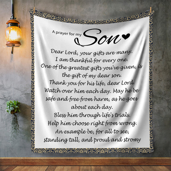 A Prayer For My Son Blanket