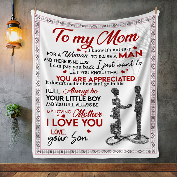 To My Mom Blanket