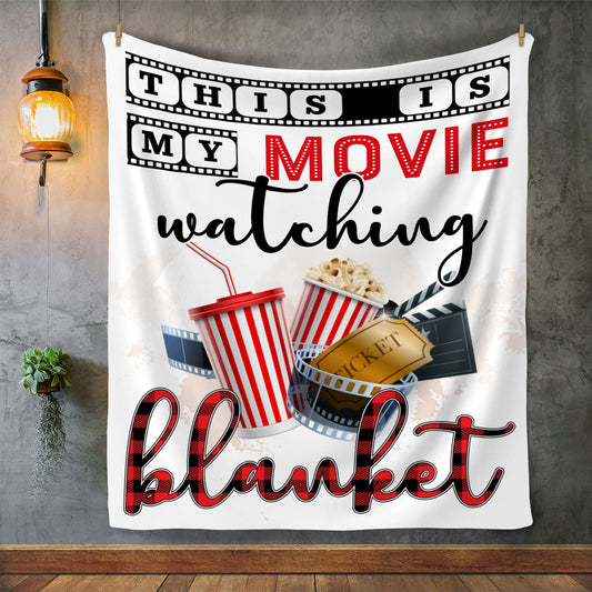 Movie Watching Fleece Blanket