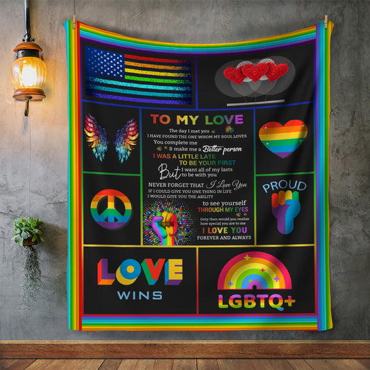 PRIDE Fleece Blanket