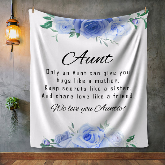 We Love You Auntie Fleece Blanket