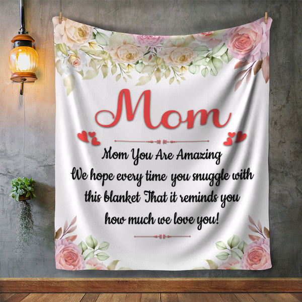 Mom You Are Amazing Fleece Blanket