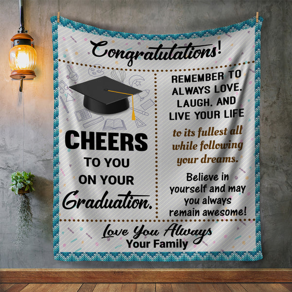 Congratulations on your graduation Fleece Blanket