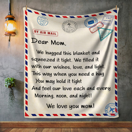 Dear Mom Fleece Blanket