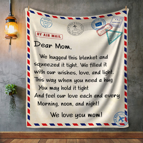 Dear Mom Fleece Blanket