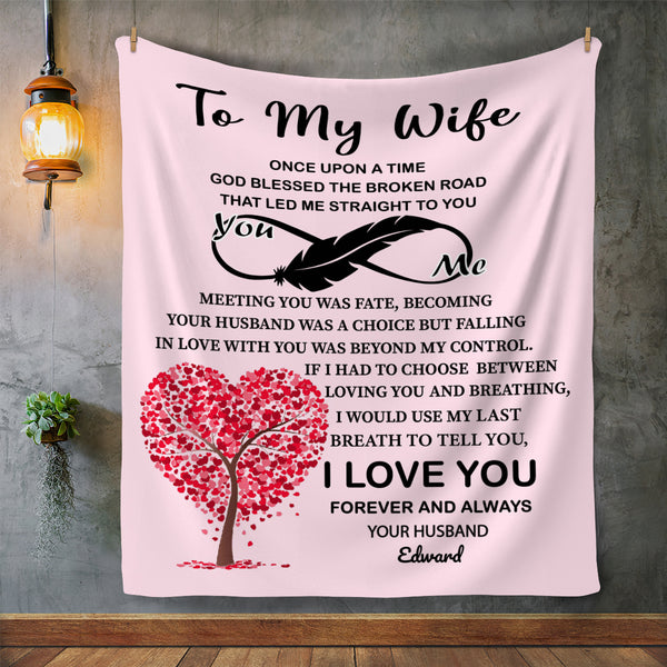 To My Wife Blanket