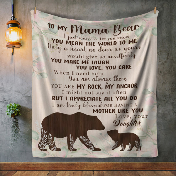 Momma Bear Blanket