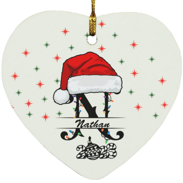 A Personalized Heart Ornament