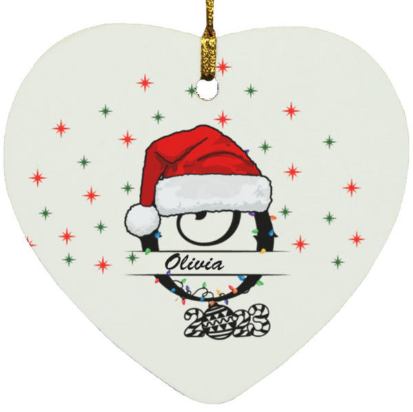 A Personalized Heart Ornament