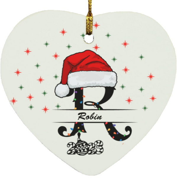 A Personalized Heart Ornament