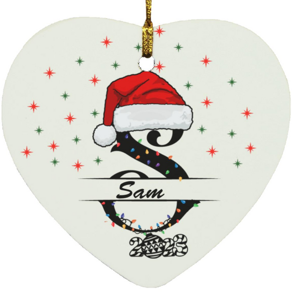 A Personalized Heart Ornament