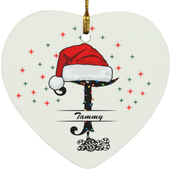 A Personalized Heart Ornament