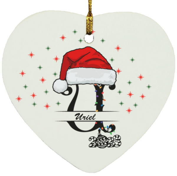 A Personalized Heart Ornament