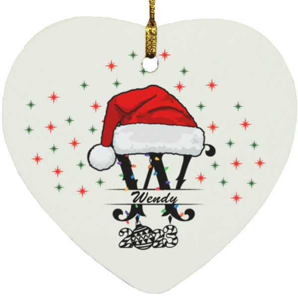 A Personalized Heart Ornament