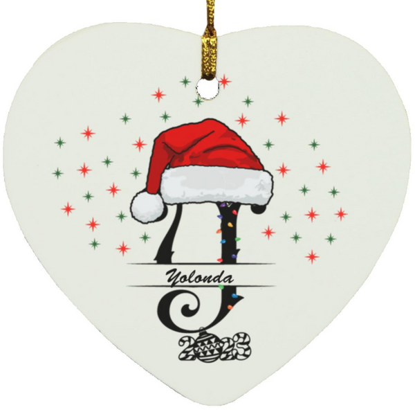 A Personalized Heart Ornament