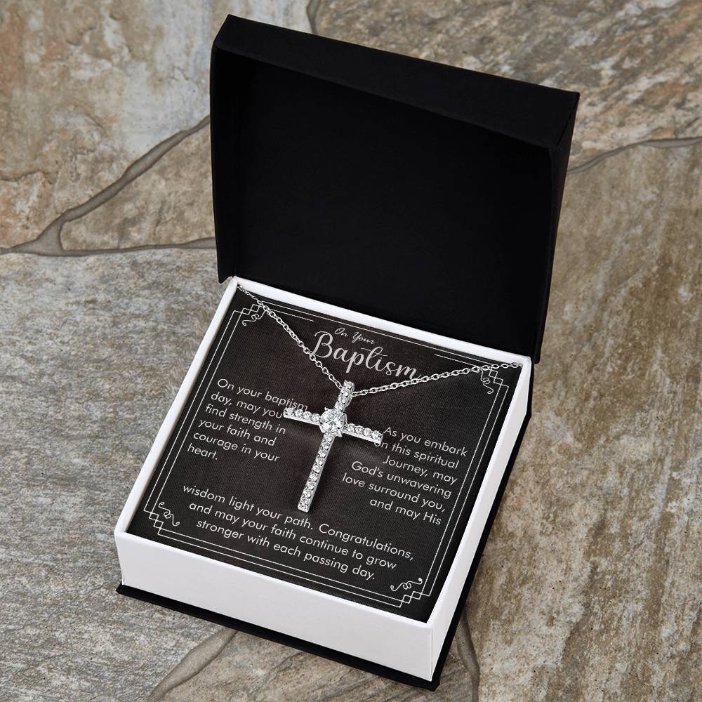 On Your Baptism | Cross necklace