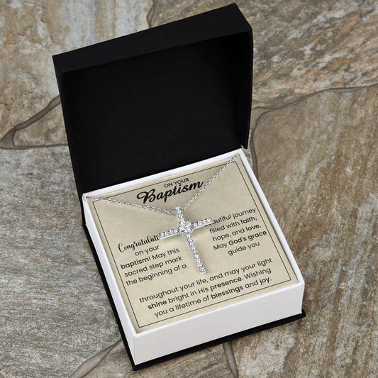 On Your Baptism | Cross necklace