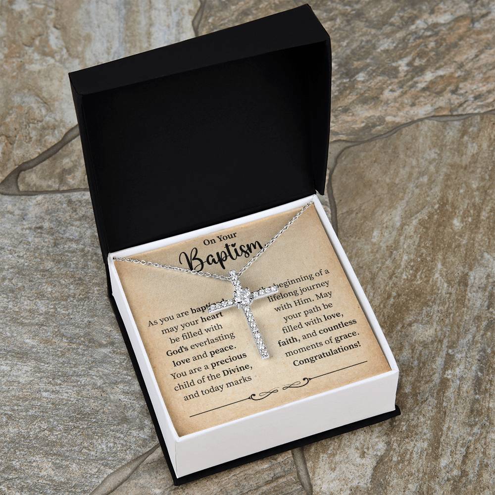 On Your Baptism | Cross necklace