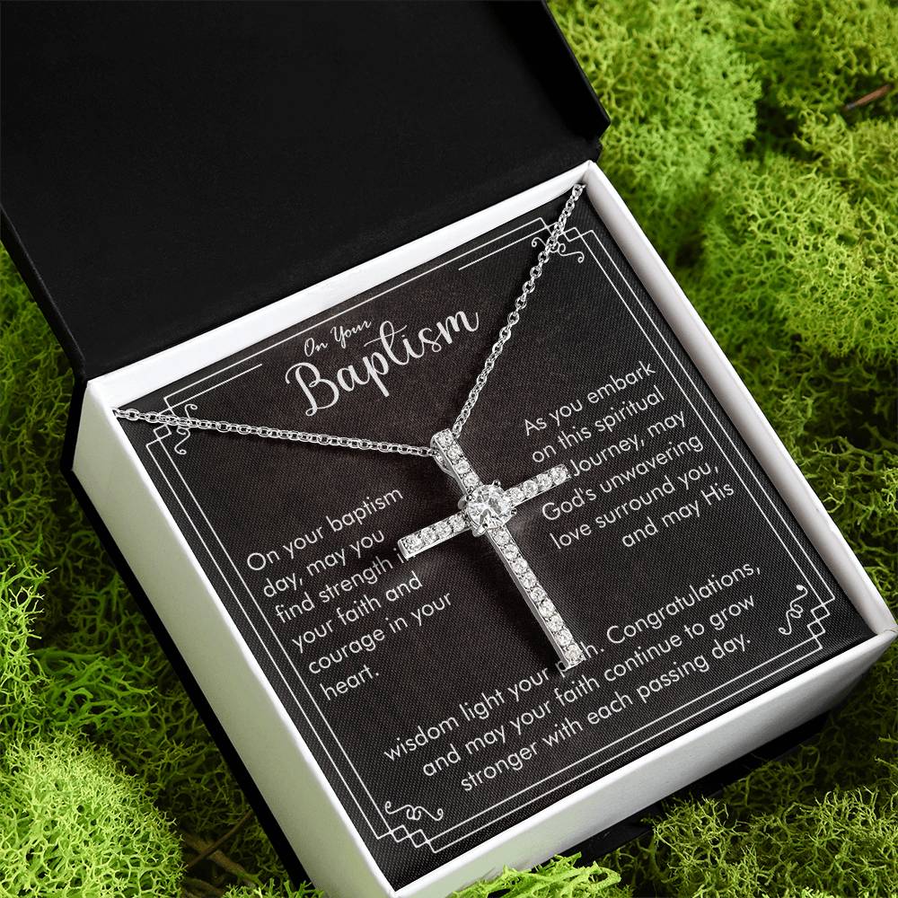 On Your Baptism | Cross necklace