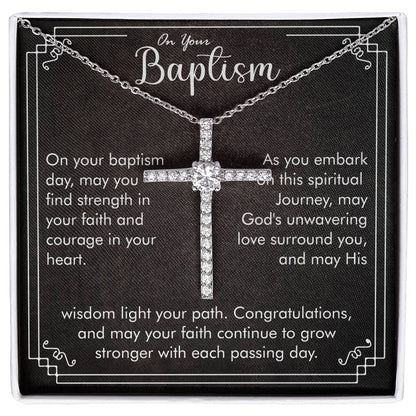 On Your Baptism | Cross necklace