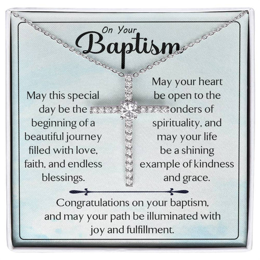 On Your Baptism | Cross necklace