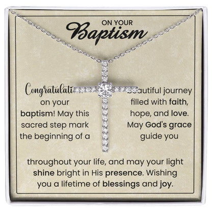 On Your Baptism | Cross necklace