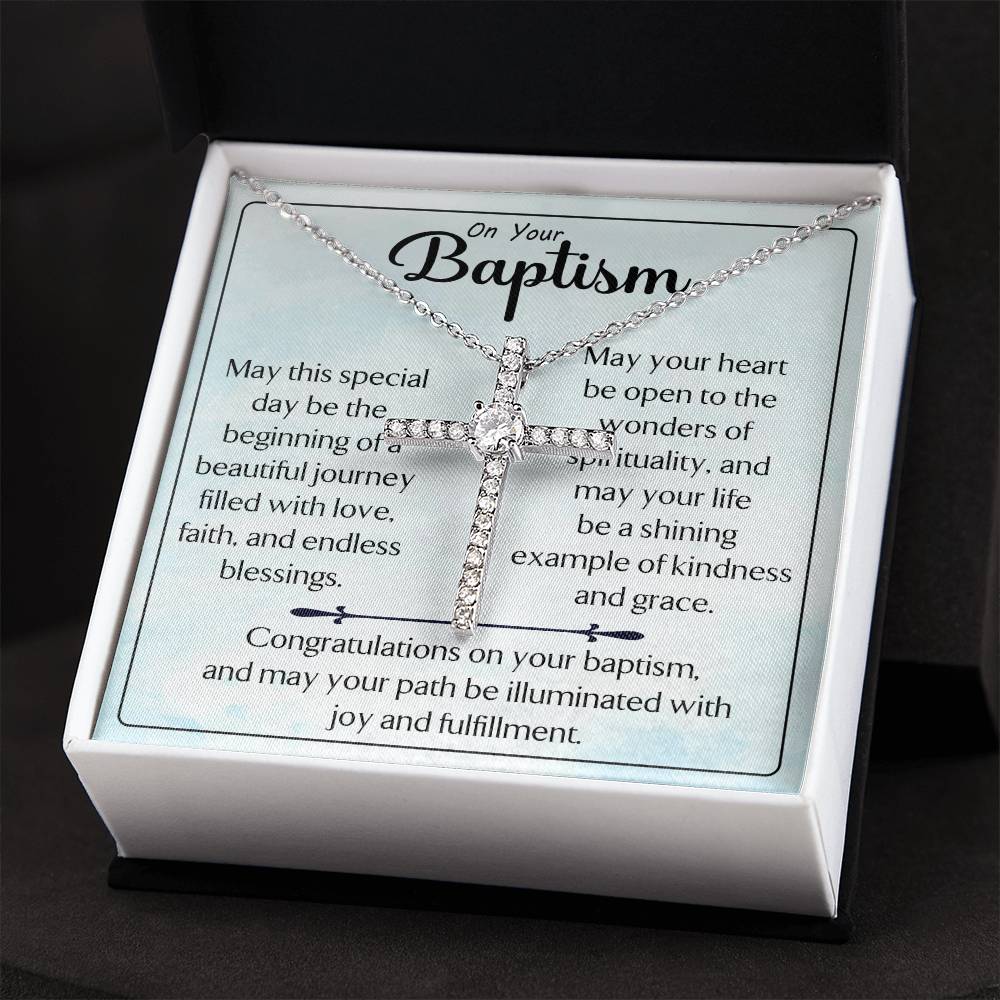 On Your Baptism | Cross necklace