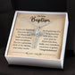 On Your Baptism | Cross necklace