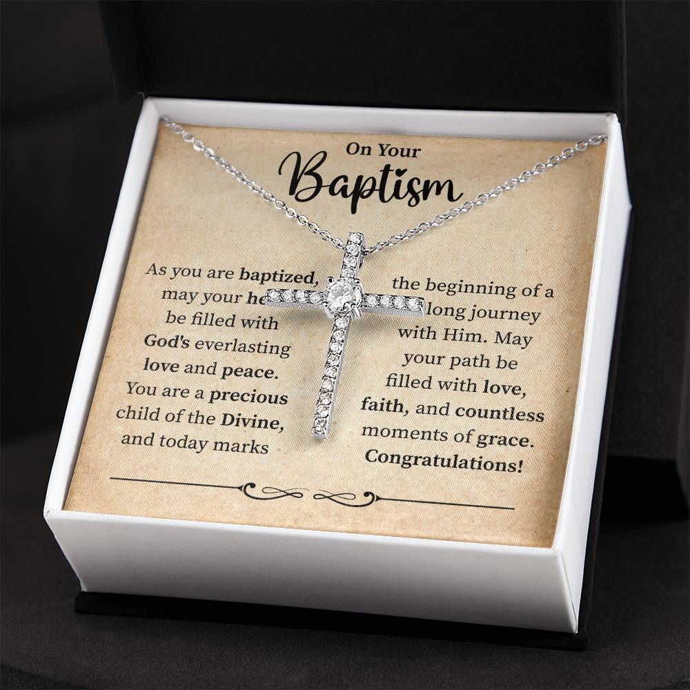 On Your Baptism | Cross necklace