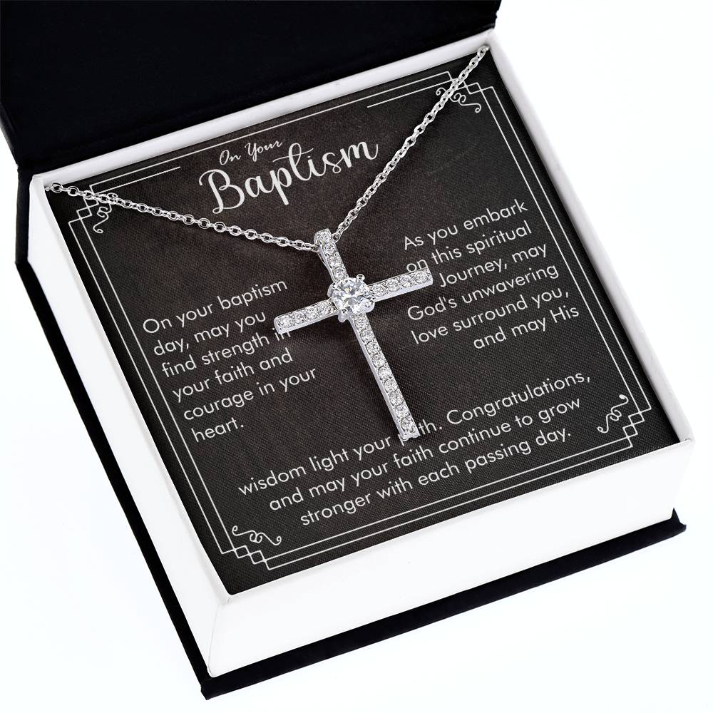 On Your Baptism | Cross necklace