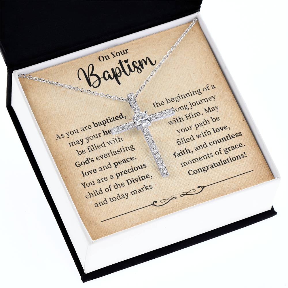 On Your Baptism | Cross necklace