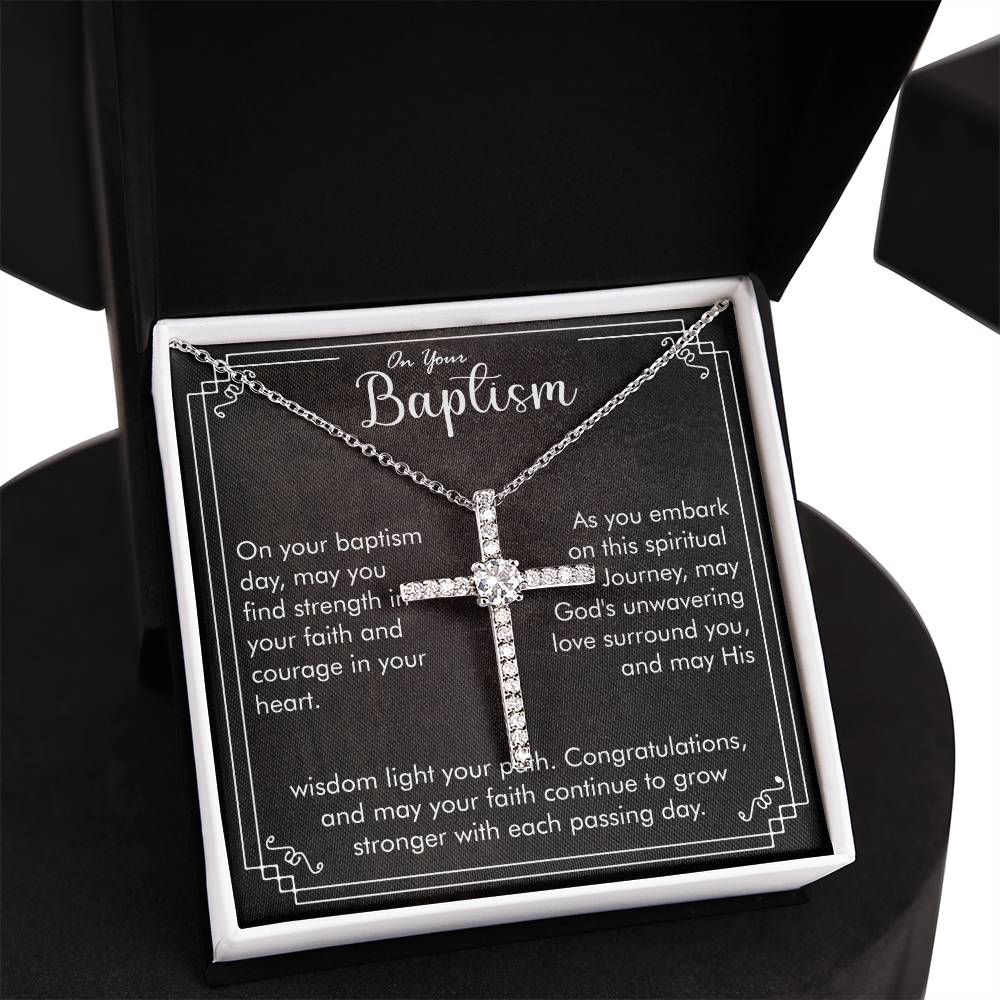 On Your Baptism | Cross necklace