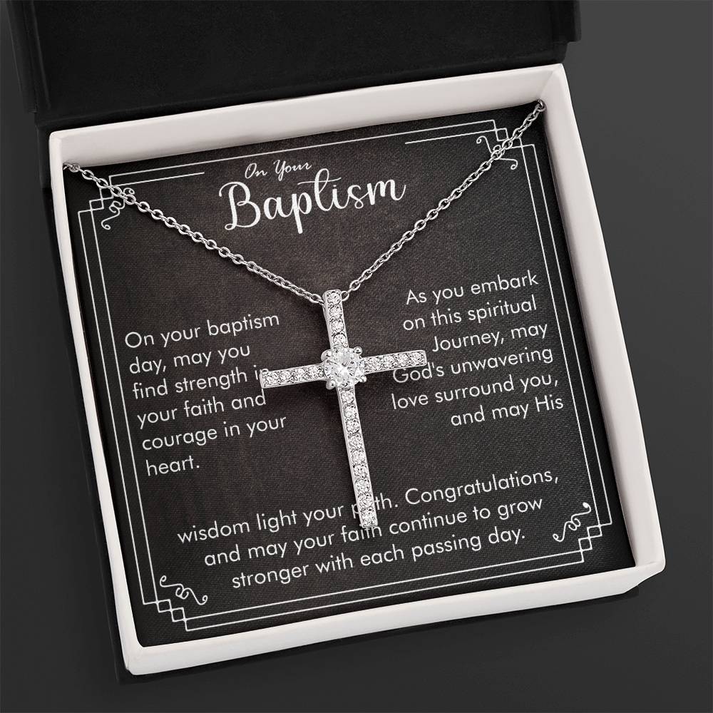 On Your Baptism | Cross necklace