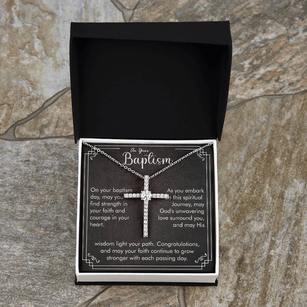 On Your Baptism | Cross necklace