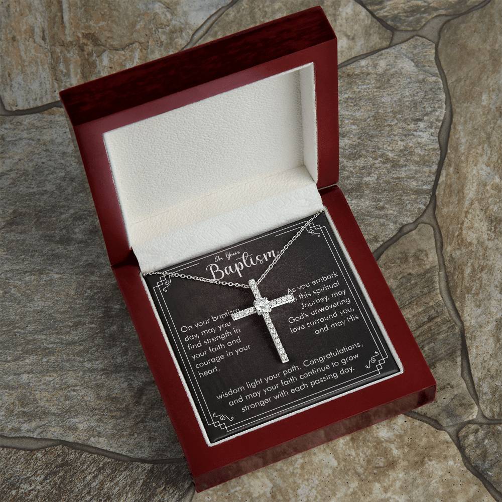 On Your Baptism | Cross necklace