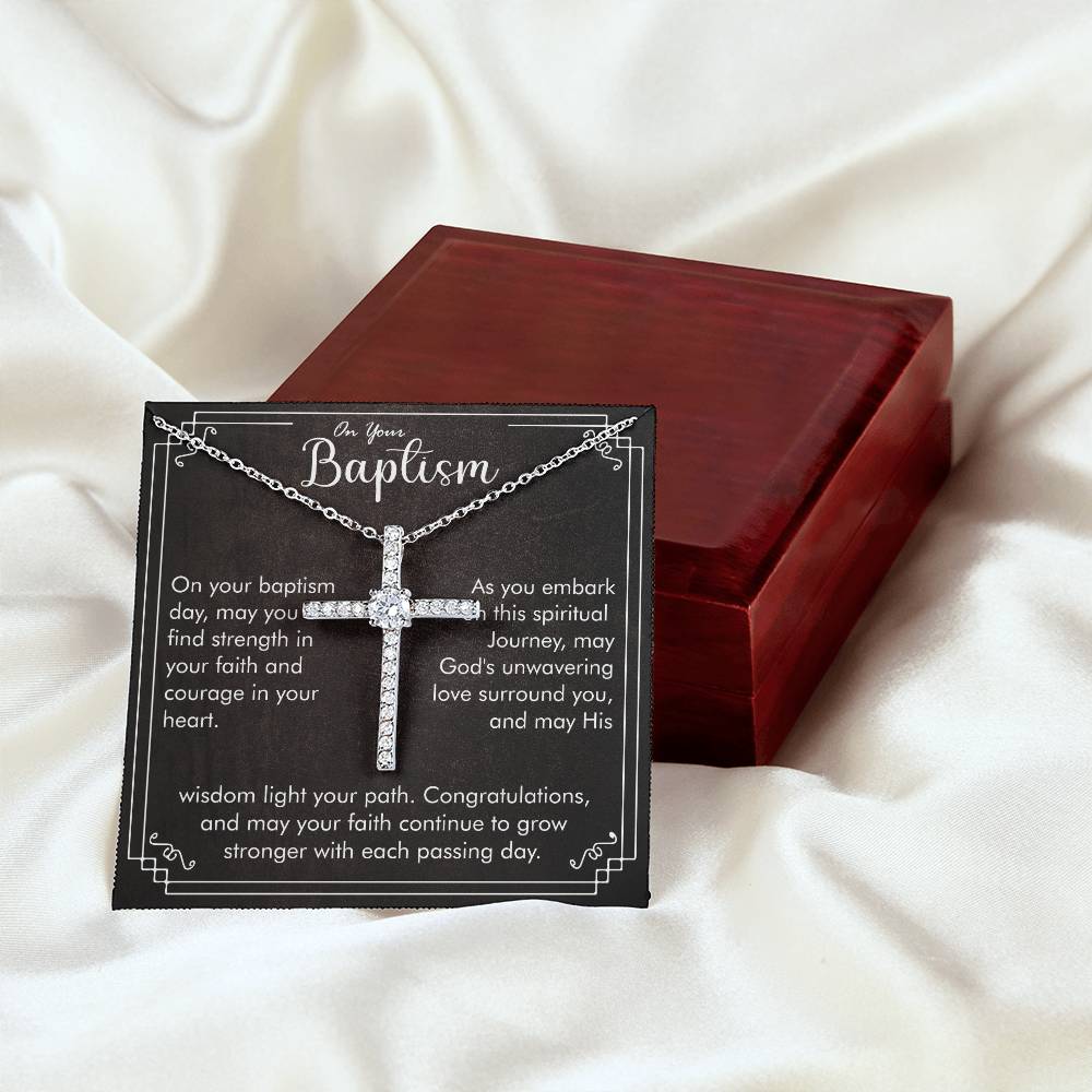 On Your Baptism | Cross necklace