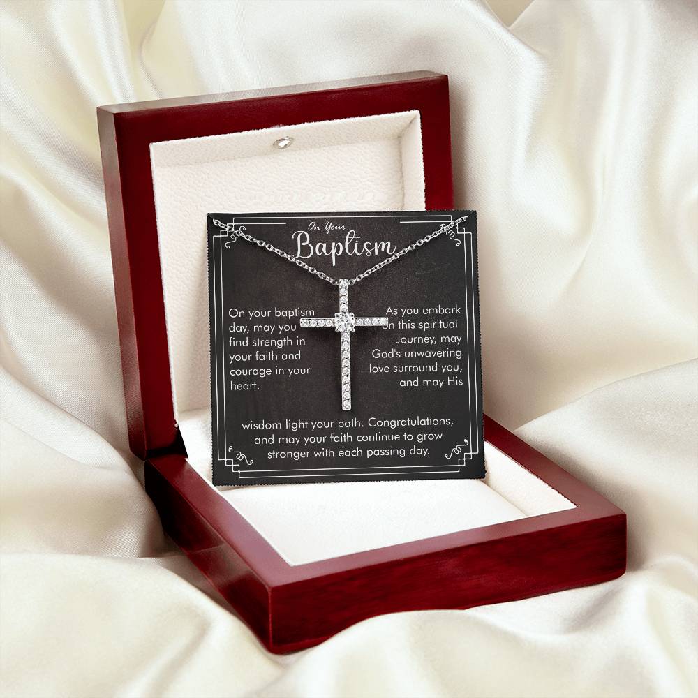 On Your Baptism | Cross necklace