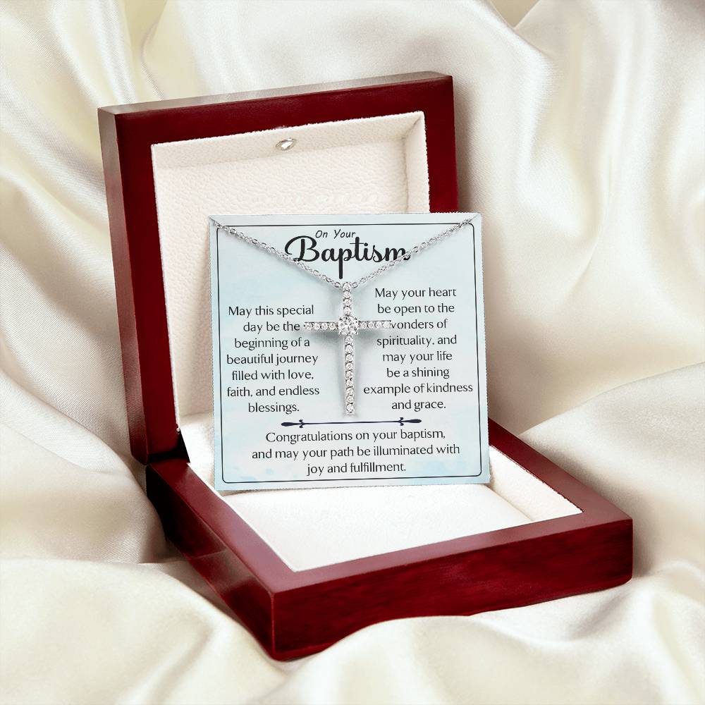 On Your Baptism | Cross necklace