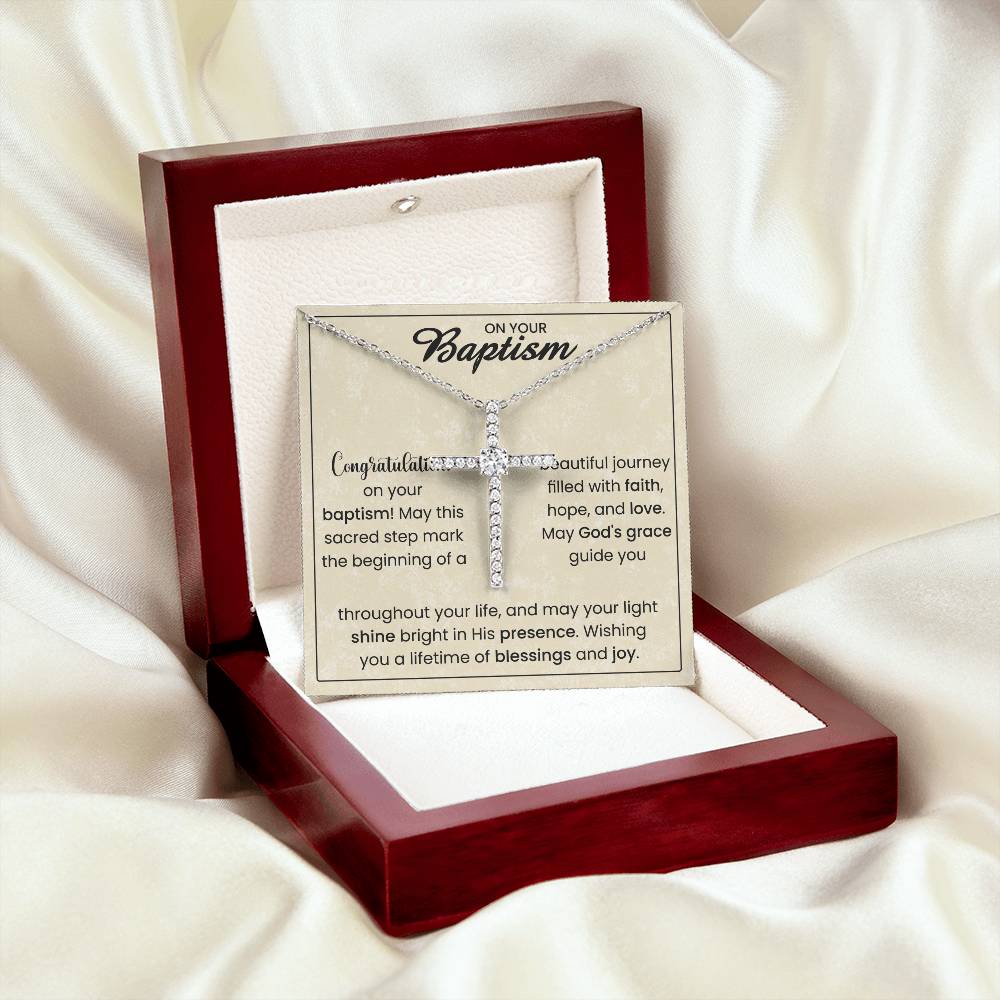 On Your Baptism | Cross necklace