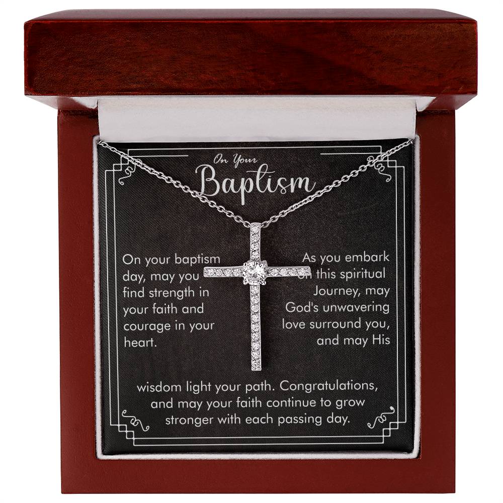 On Your Baptism | Cross necklace