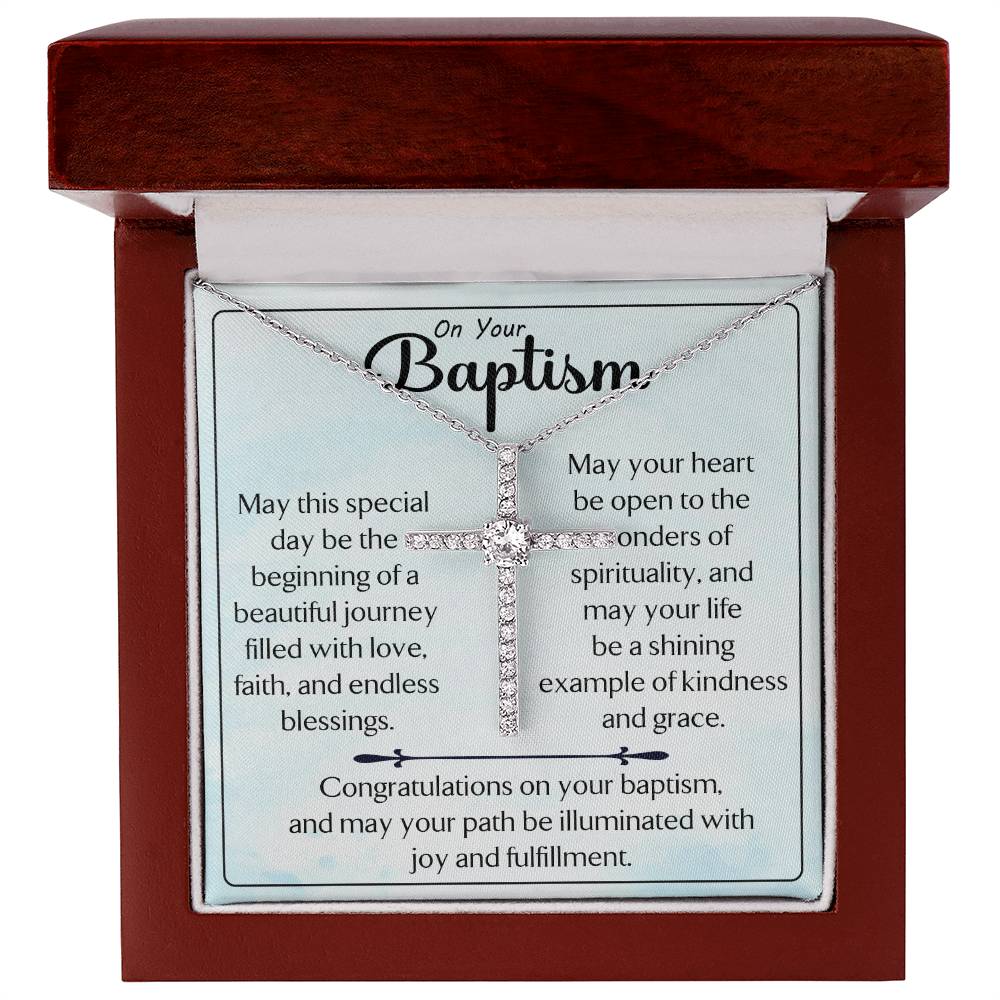 On Your Baptism | Cross necklace