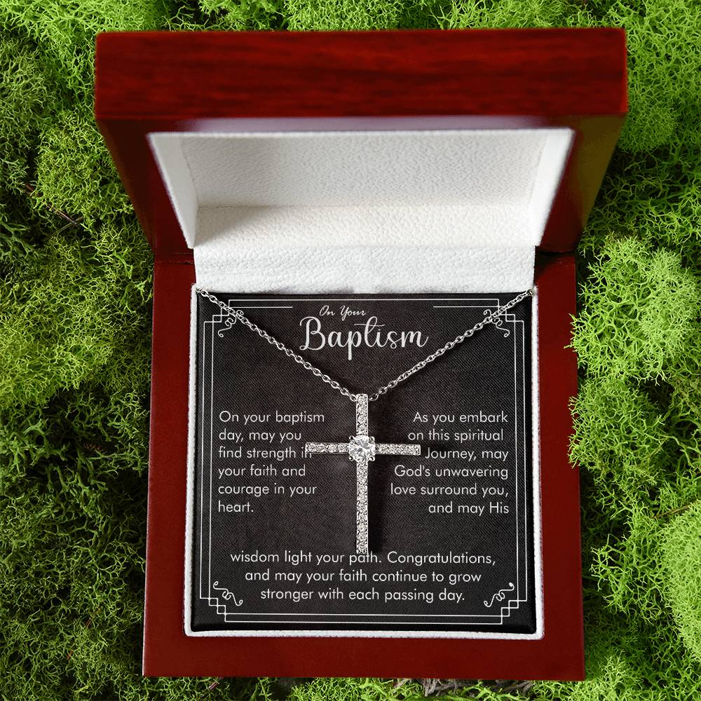 On Your Baptism | Cross necklace