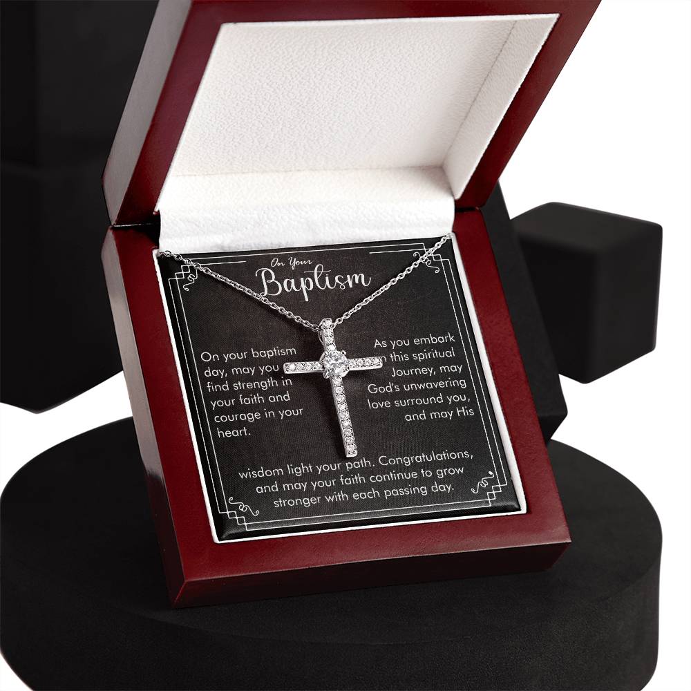 On Your Baptism | Cross necklace