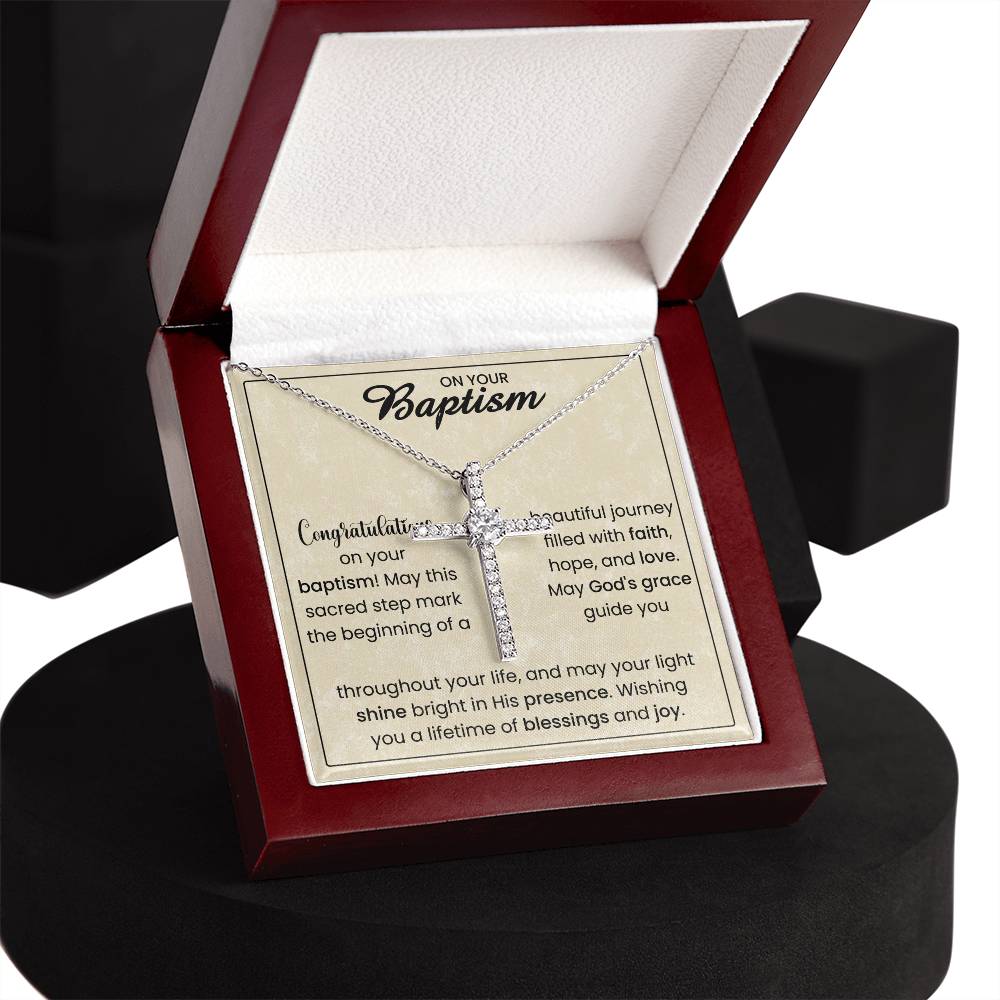 On Your Baptism | Cross necklace