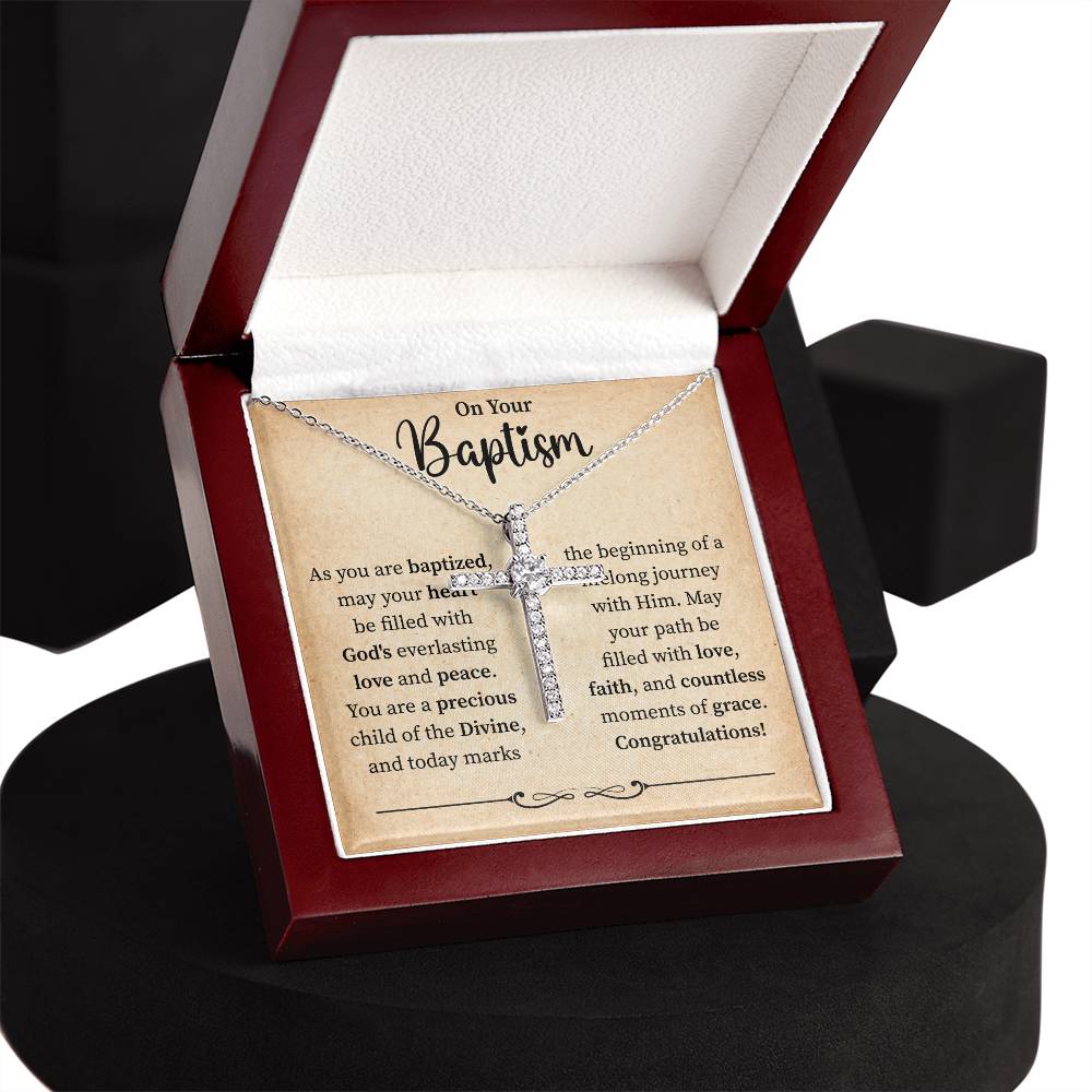 On Your Baptism | Cross necklace