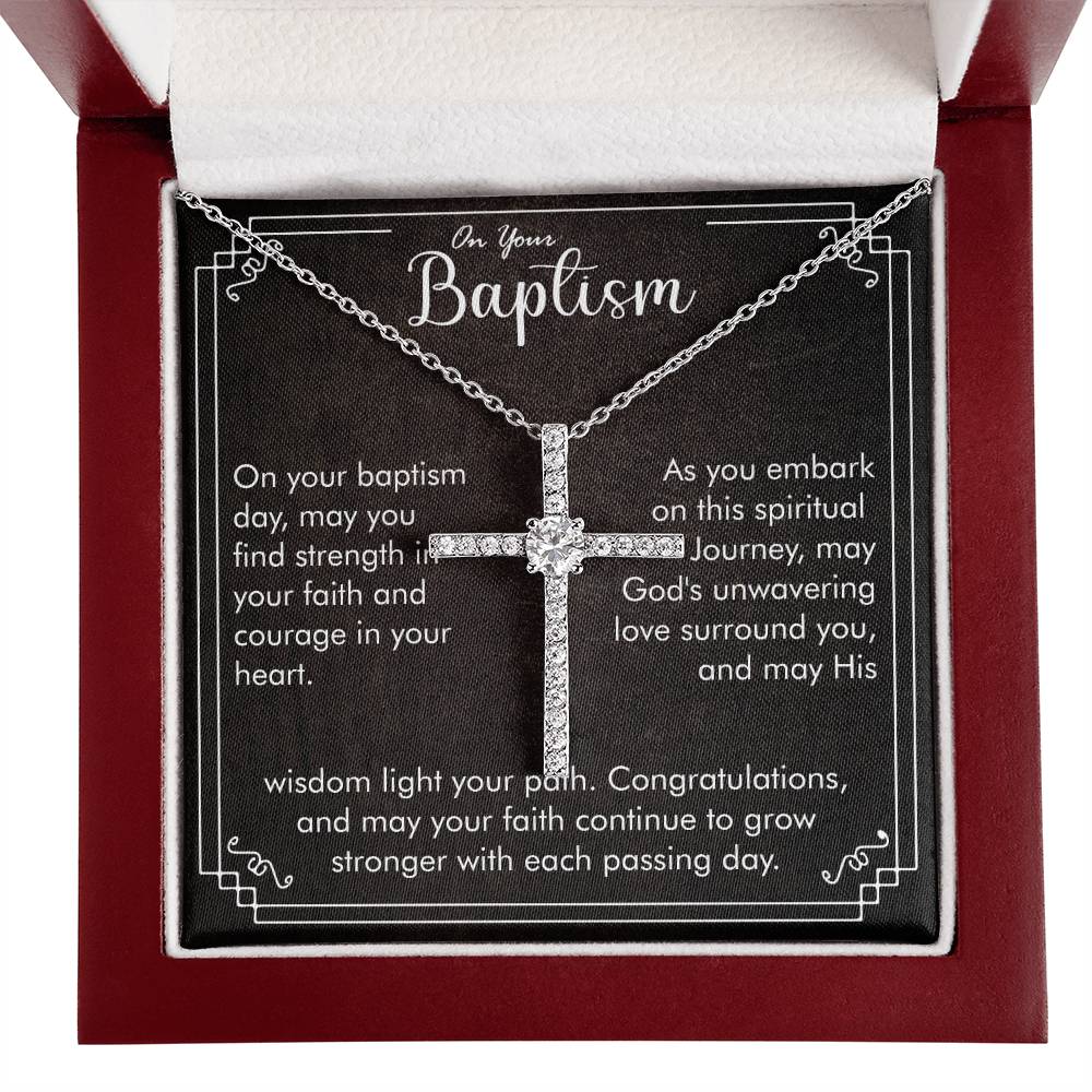 On Your Baptism | Cross necklace