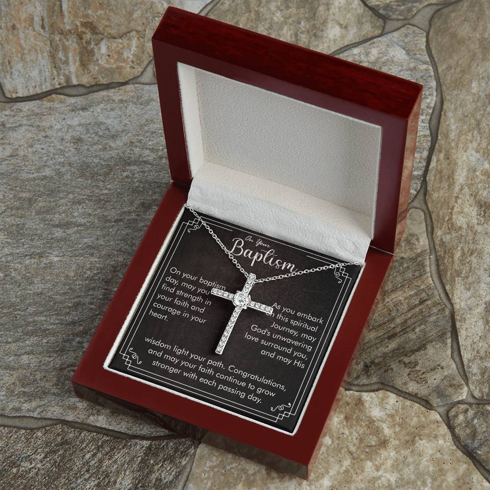 On Your Baptism | Cross necklace