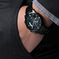 To My Dad | I Love You Always & Forever | Engraved Design Black Chronograph Watch