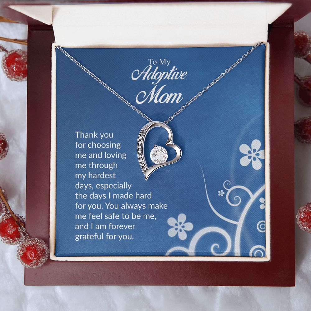 To My Adoptive Mom | Thank You | The Dazzling Forever Love Necklace