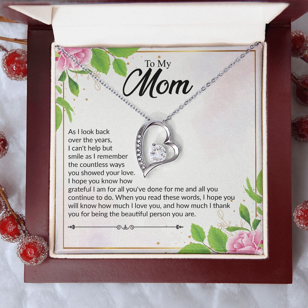 To My Mom | I Love You | The Dazzling Forever Love Necklace